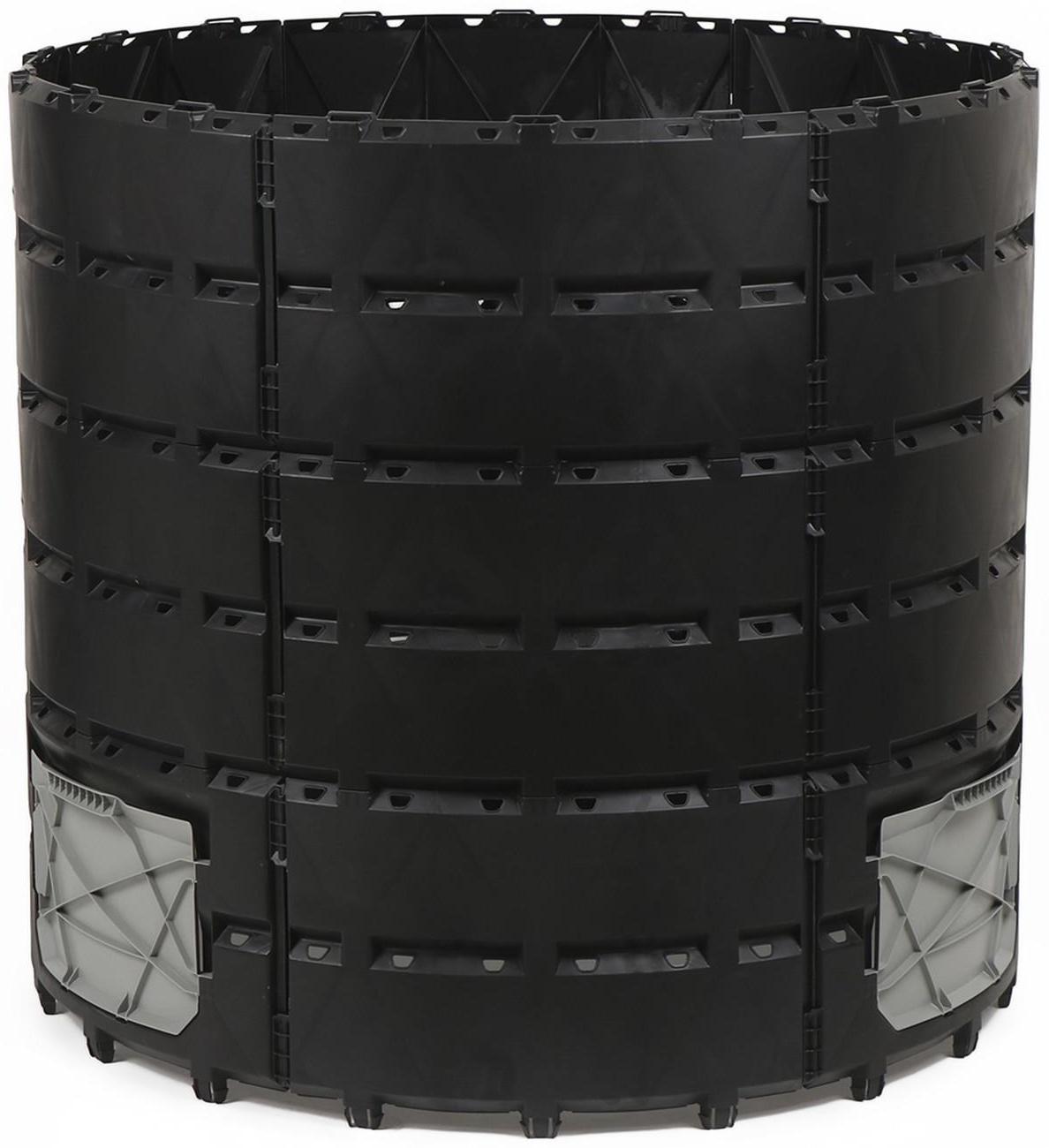 Компостер, 1 200 л, пластик, чёрный