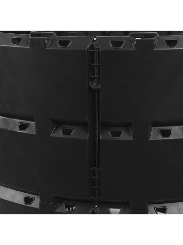 Компостер, 1 200 л, пластик, чёрный