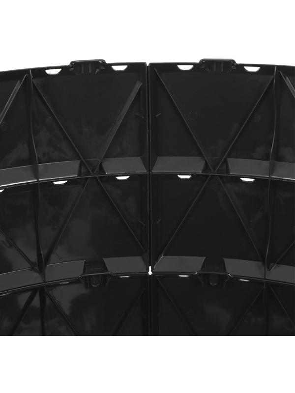 Компостер, 1 200 л, пластик, чёрный