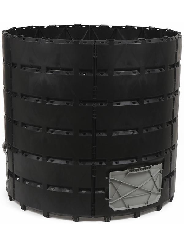 Компостер, 1 200 л, пластик, чёрный