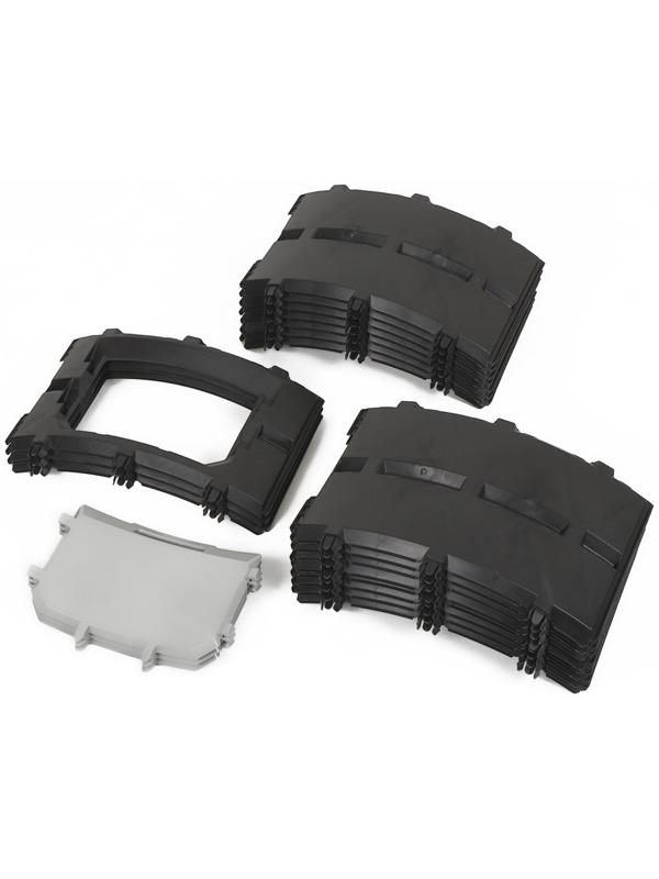 Компостер, 1 200 л, пластик, чёрный