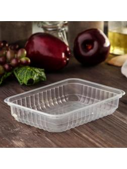 Контейнер одноразовый «Южуралпак», КР-179, 500 гр, 17,9×13,2×3,7 см, цвет прозрачный