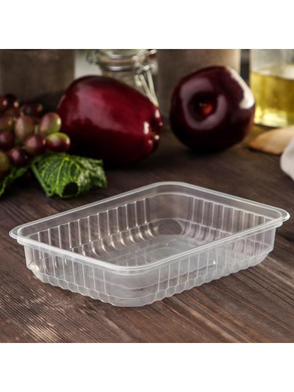 Контейнер одноразовый «Южуралпак», КР-179, 500 гр, 17,9×13,2×3,7 см, цвет прозрачный