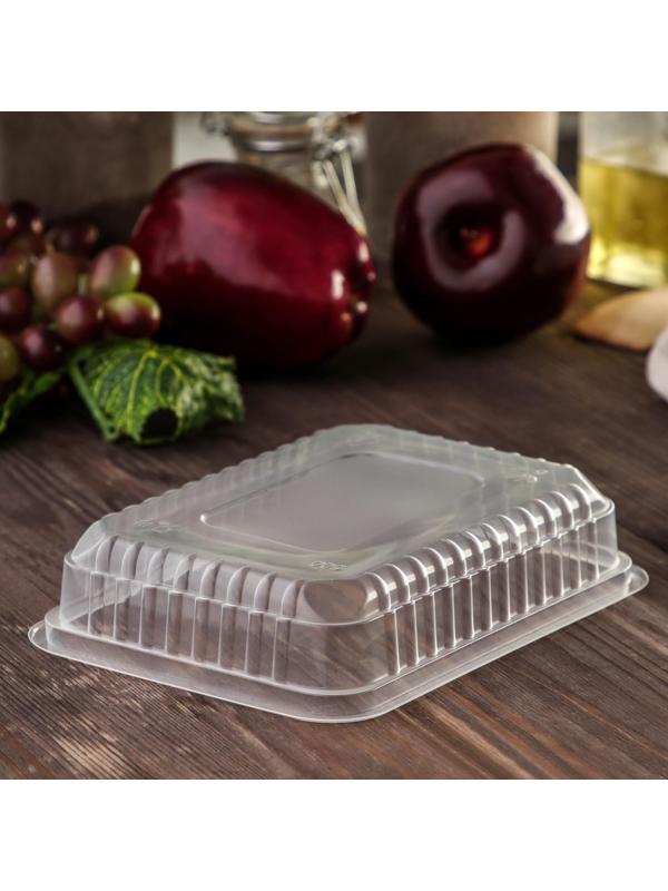 Контейнер одноразовый «Южуралпак», КР-179, 500 гр, 17,9×13,2×3,7 см, цвет прозрачный