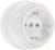 Розетка BYLECTRICA Ретро РА16-0202, 16А, одномест., наруж., с з/к, без крышки, IP20, белая