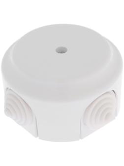 Коробка распределительная BYLECTRICA Ретро КМ-449, 95х95х45 мм, IP20, откр. уст., белая