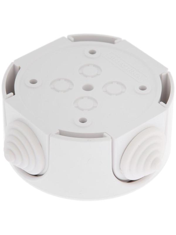 Коробка распределительная BYLECTRICA Ретро КМ-449, 95х95х45 мм, IP20, откр. уст., белая