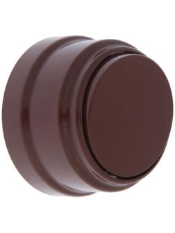 Выключатель BYLECTRICA Ретро А1 6-2211, 6 А, 1 клавиша, наружный, коричневый