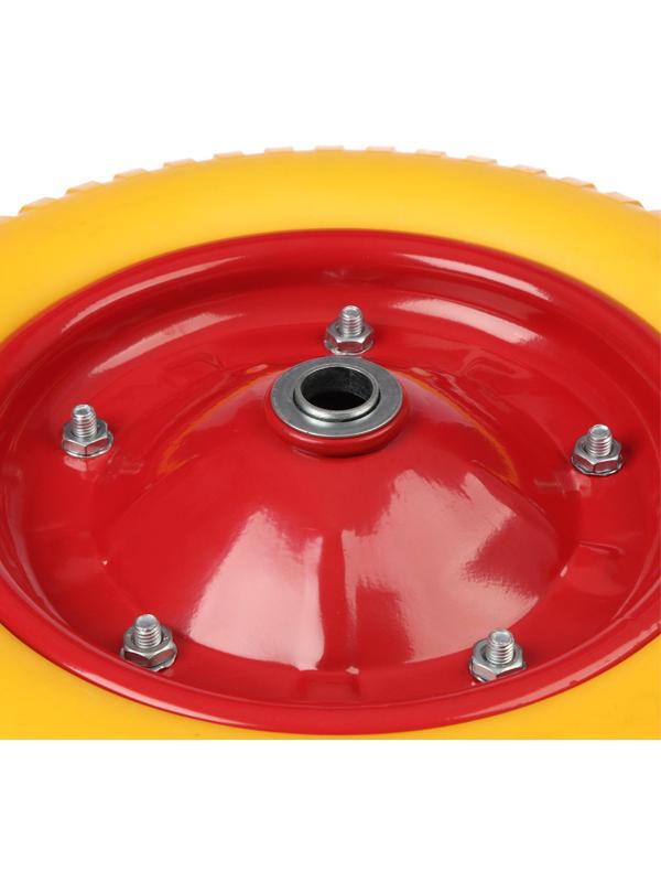 Колесо полиуретановое, d = 340 мм, ступица: диаметр 20 мм, длина 89 мм