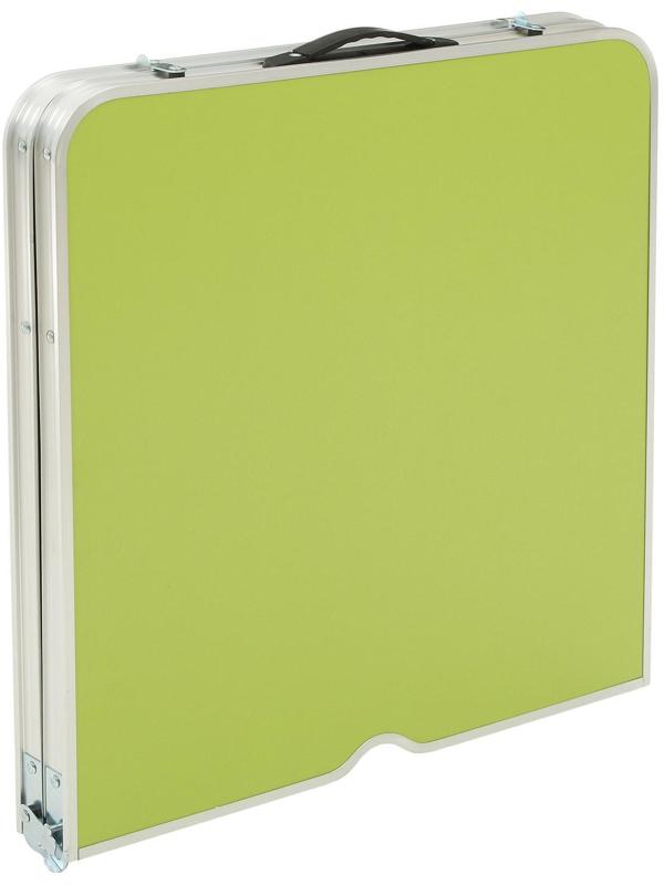 Набор мебели туристической (стол 120х60х55/60/70 см, стул 29х35х30 см), цвет салатовый