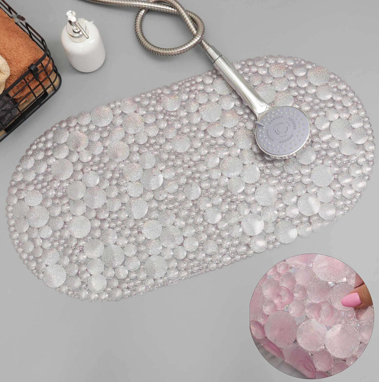 SPA-коврик для ванны на присосках Доляна «Шампанское», 35×67 см, цвет МИКС