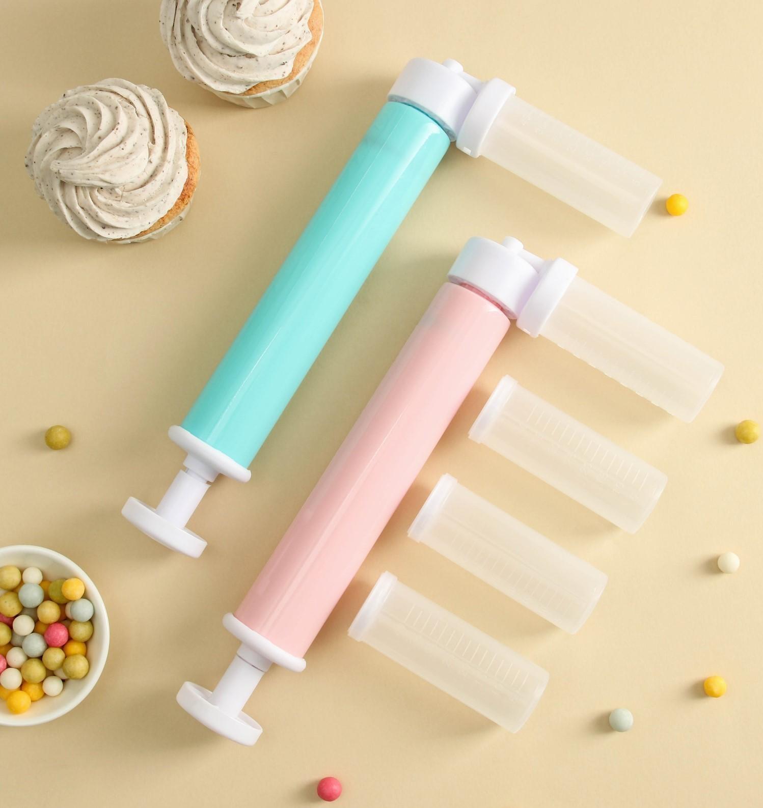 Аэрограф механический, 25×12×3 см, 4 ёмкости в комплекте, цвет МИКС