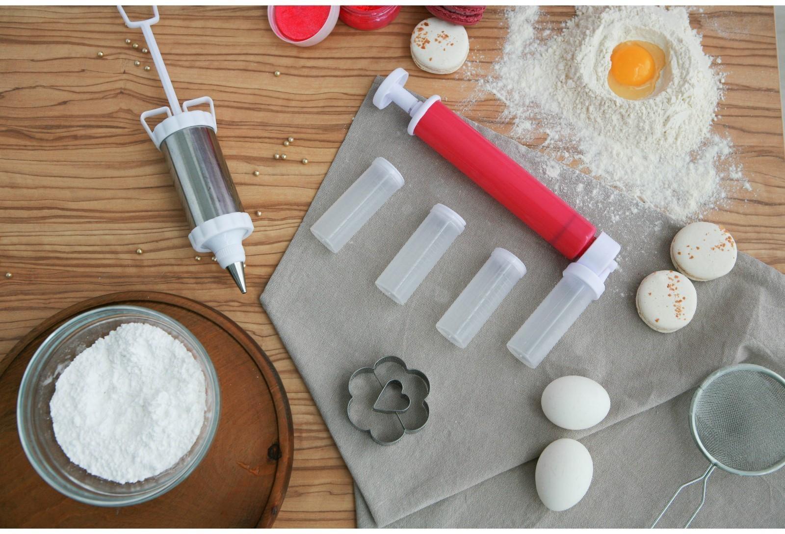 Аэрограф механический, 25×12×3 см, 4 ёмкости в комплекте, цвет МИКС