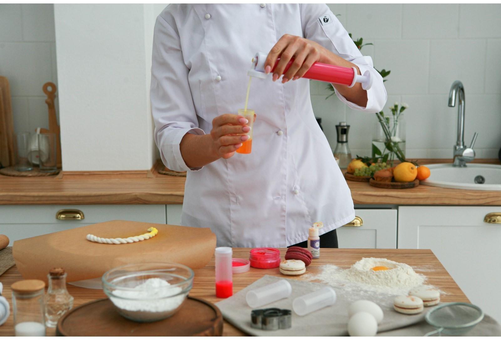 Аэрограф механический, 25×12×3 см, 4 ёмкости в комплекте, цвет МИКС