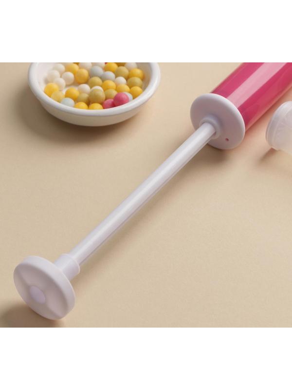 Аэрограф механический, 25×12×3 см, 4 ёмкости в комплекте, цвет МИКС