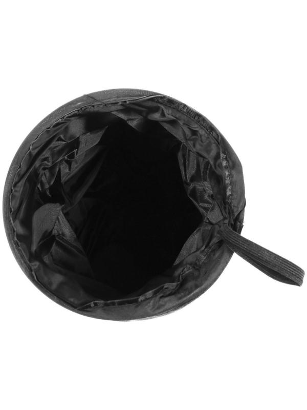 Складное ведро под мусор в салон автомобиля, 4 л, черный