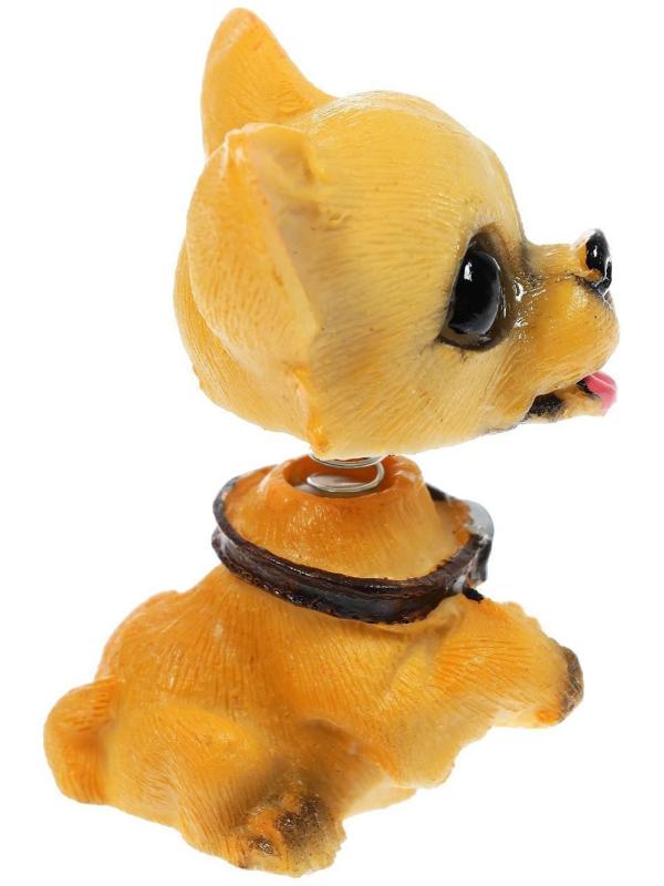 Собака на панель авто, качающая головой, мини, СП 25