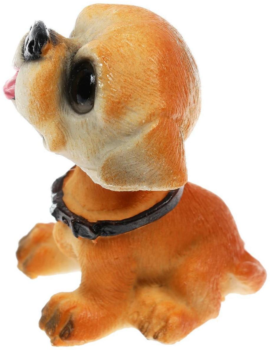 Собака на панель авто, качающая головой, мини, СП 28