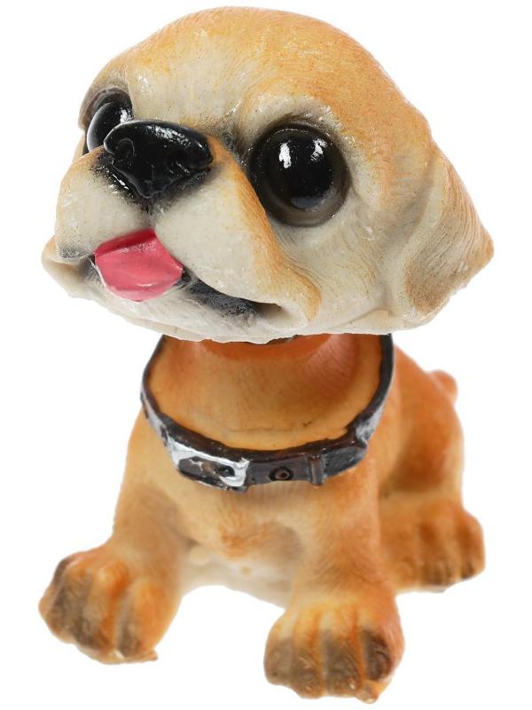 Собака на панель авто, качающая головой, мини, СП 28