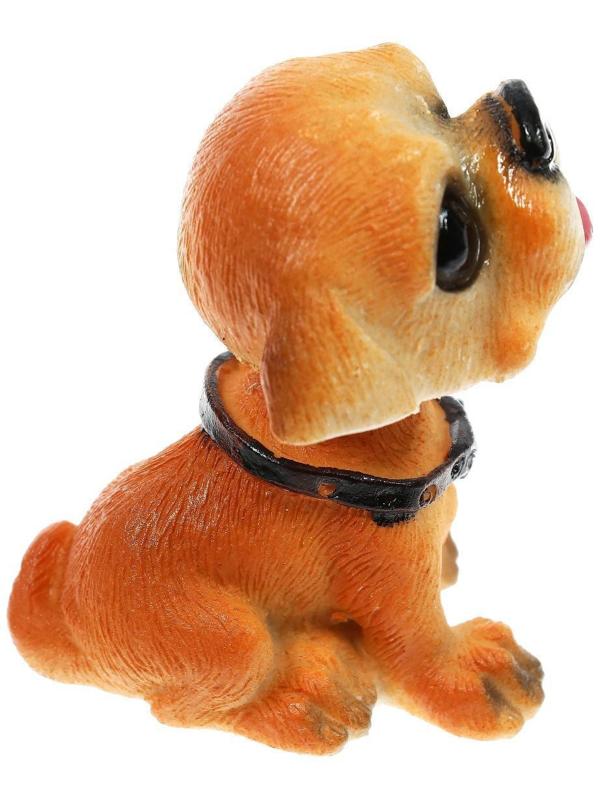 Собака на панель авто, качающая головой, мини, СП 28