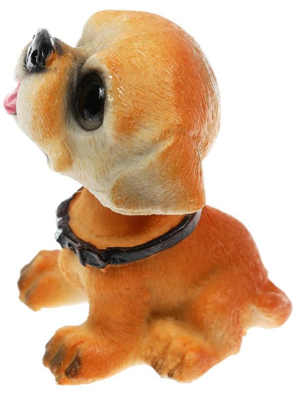 Собака на панель авто, качающая головой, мини, СП 28