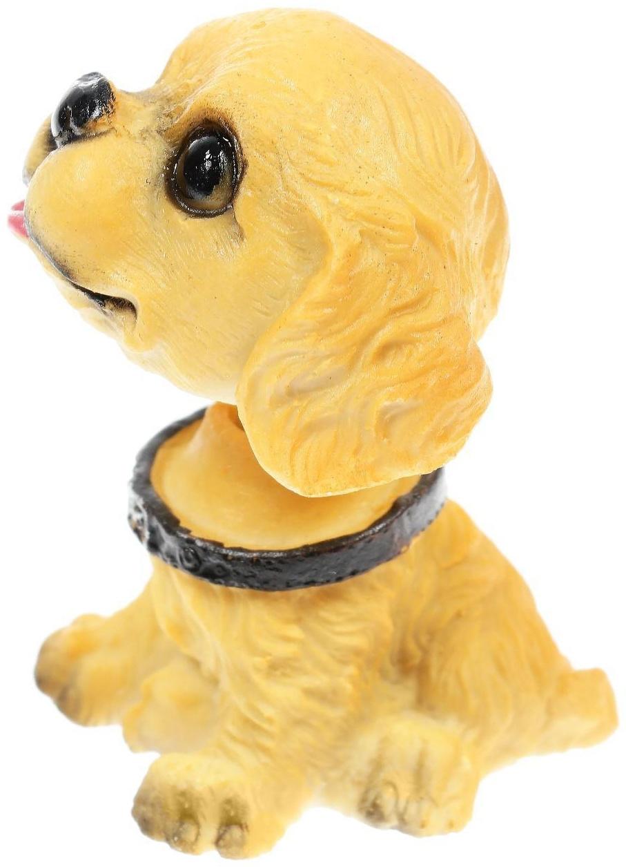 Собака на панель авто, качающая головой, мини, СП 29