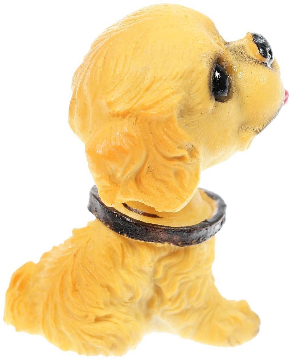 Собака на панель авто, качающая головой, мини, СП 29