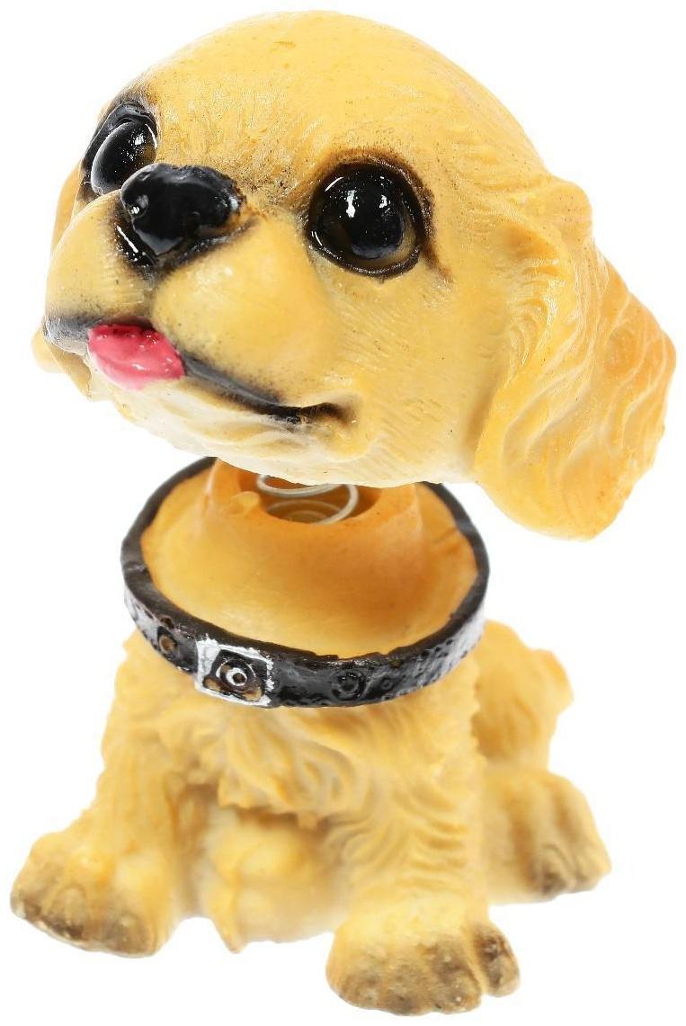 Собака на панель авто, качающая головой, мини, СП 29