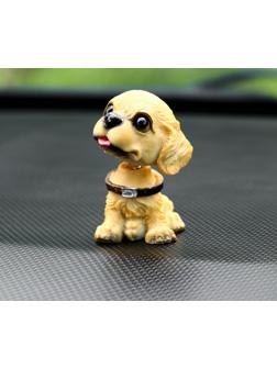 Собака на панель авто, качающая головой, мини, СП 29