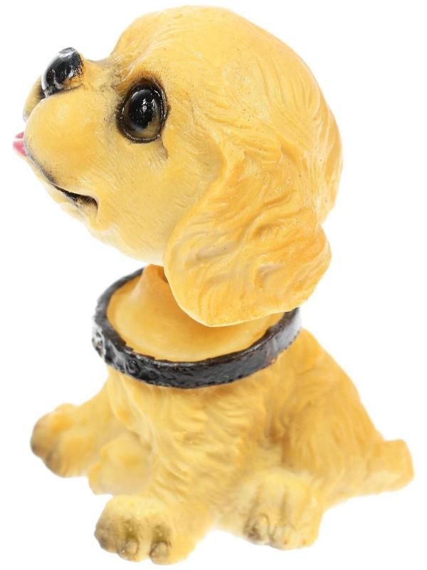 Собака на панель авто, качающая головой, мини, СП 29