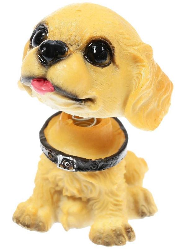 Собака на панель авто, качающая головой, мини, СП 29