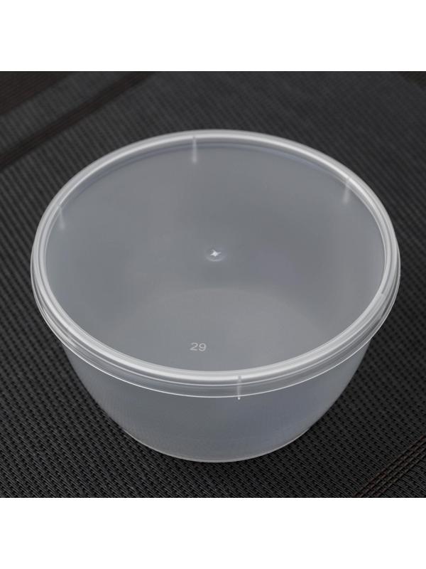 Банка с крышкой «Супница», 360 мл, d=11,2 см, цвет прозрачный