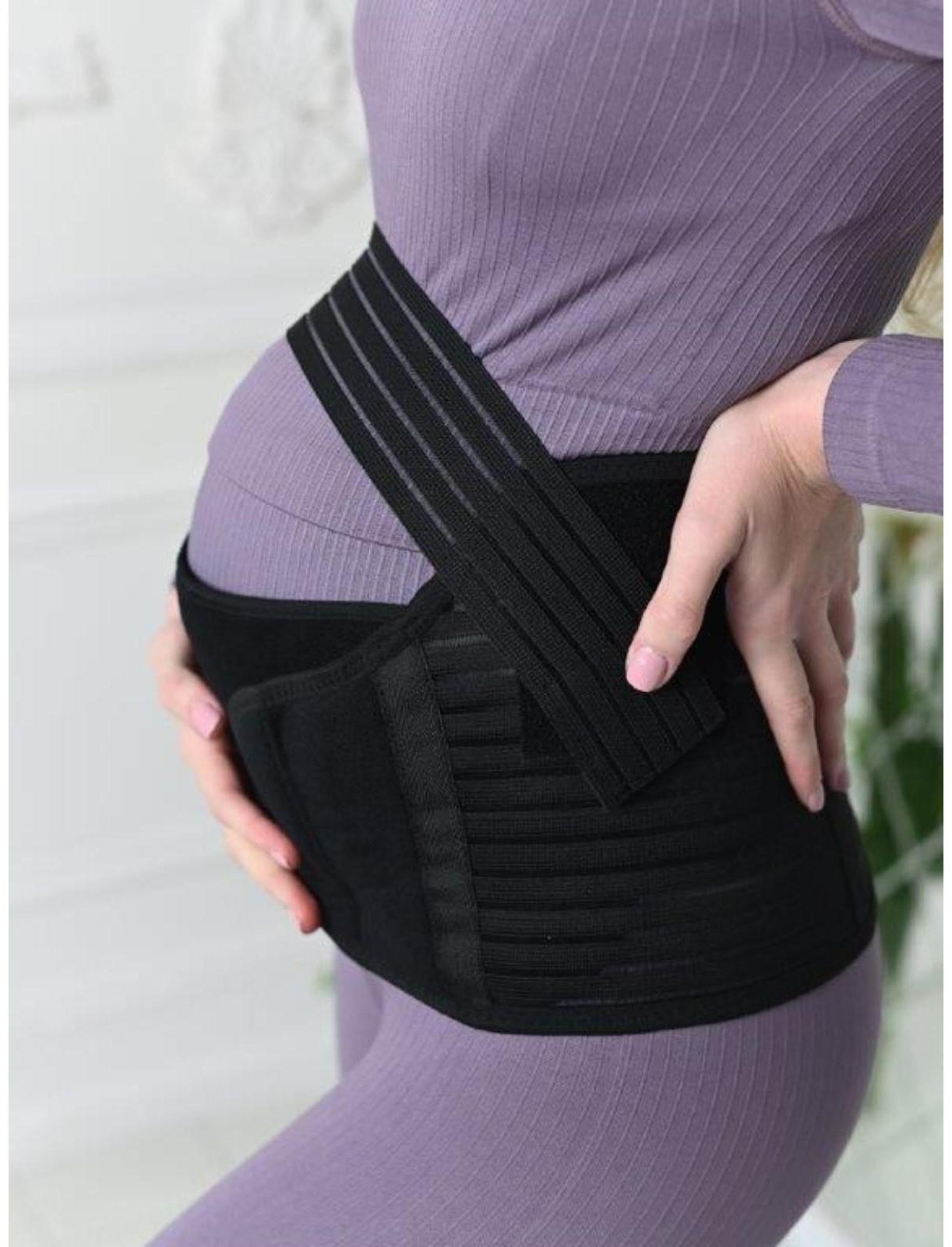 Бандаж-пояс универсальный, размер 116-120, цвет черный