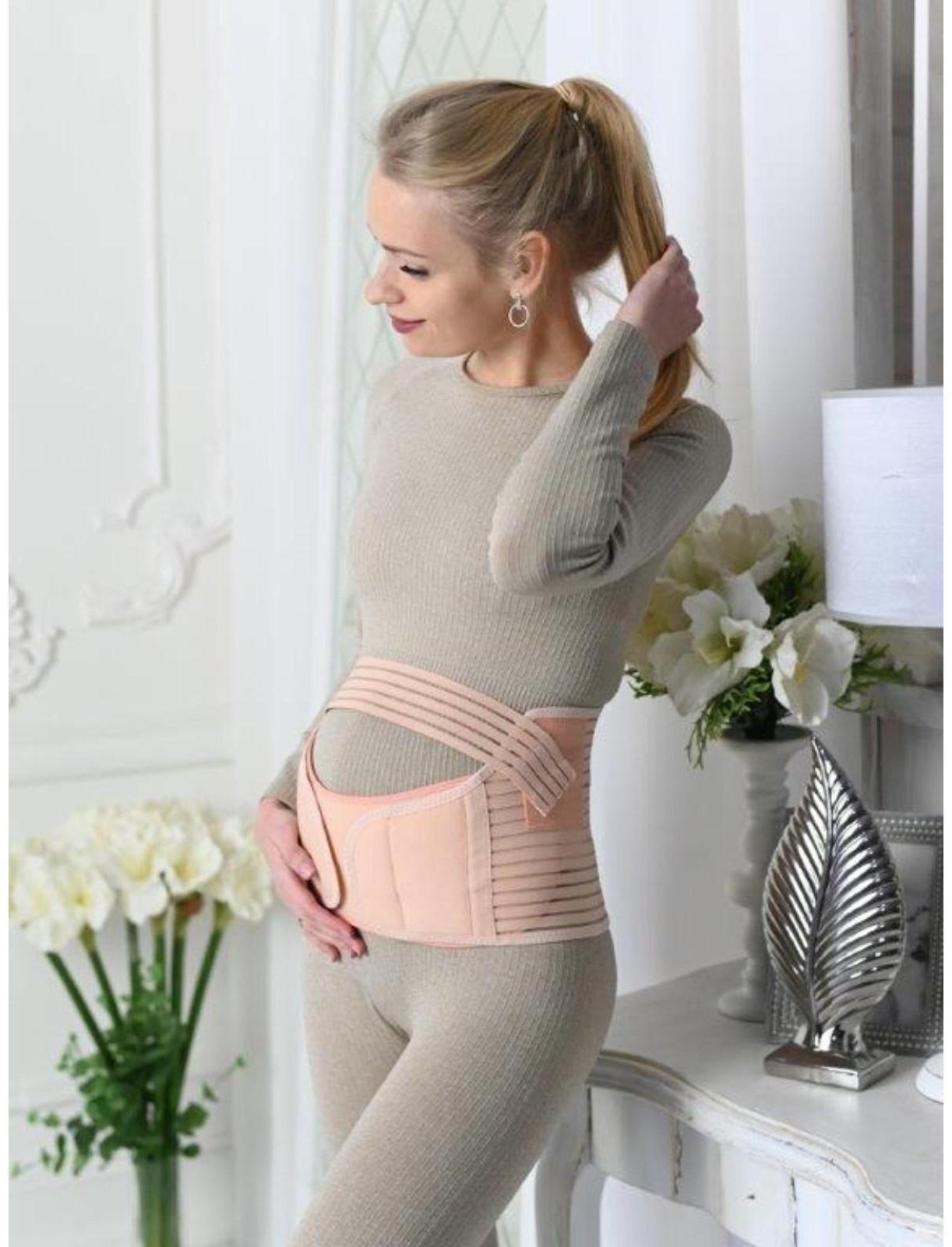 Бандаж-пояс универсальный, размер 100-104, цвет бежевый