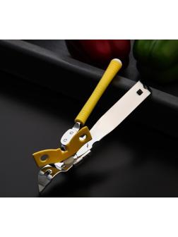 Нож консервный Доляна «Оригинал», 16 см, цвет жёлтый