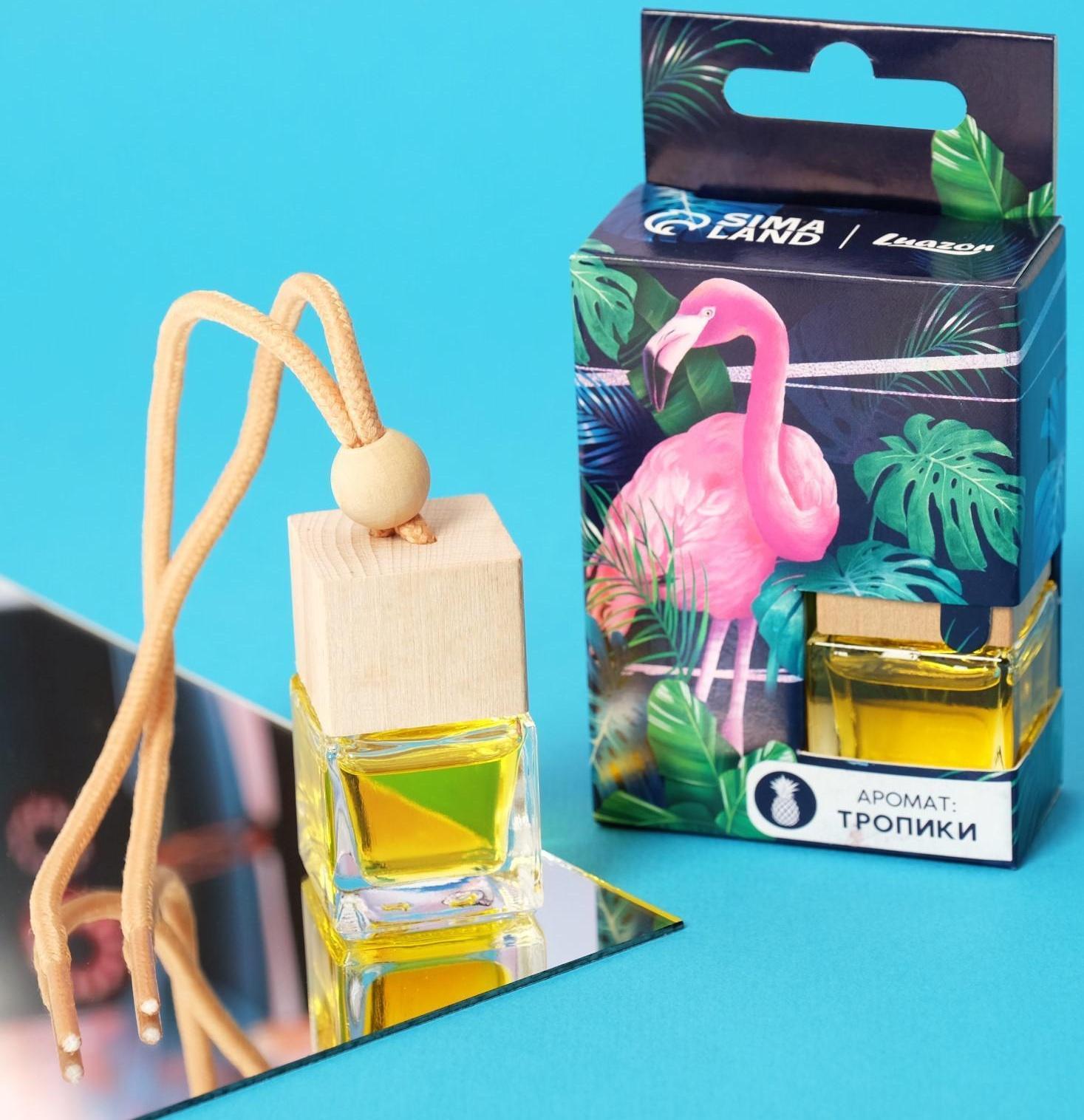 Ароматизатор подвесной в бутылочке, размер XXL «Тропики»
