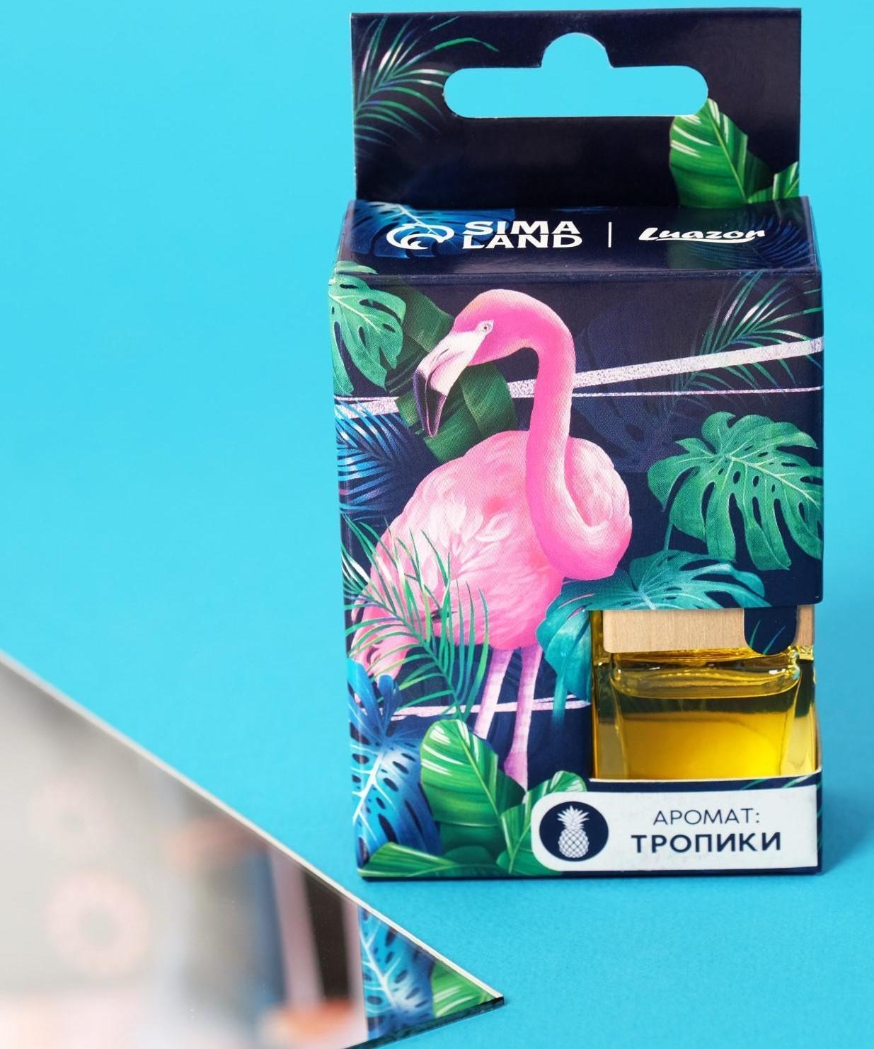 Ароматизатор подвесной в бутылочке, размер XXL «Тропики»