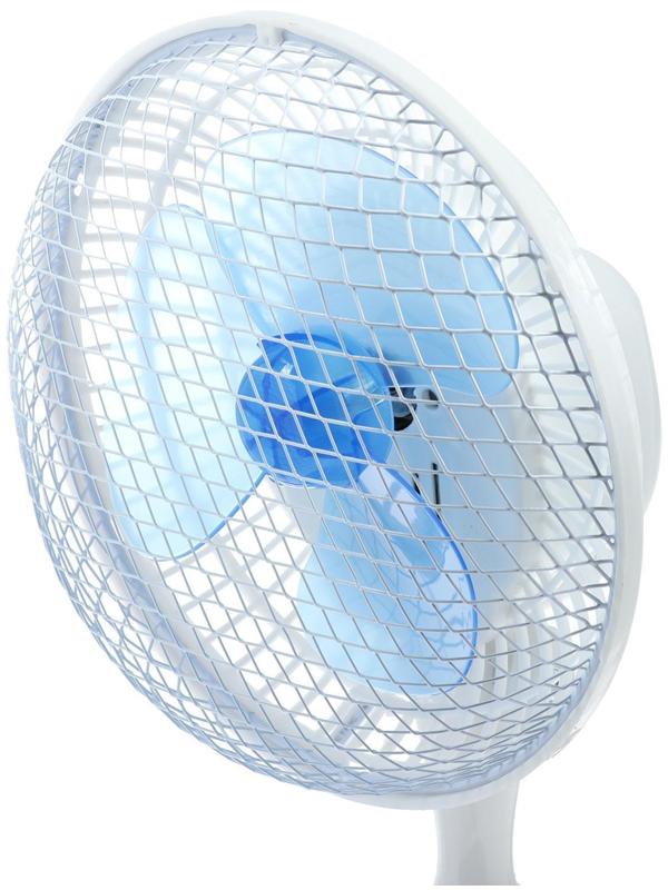 Вентилятор Centek CT-5003 Blue, настольный, 20 Вт, 19 см, клипса, 2 скорости