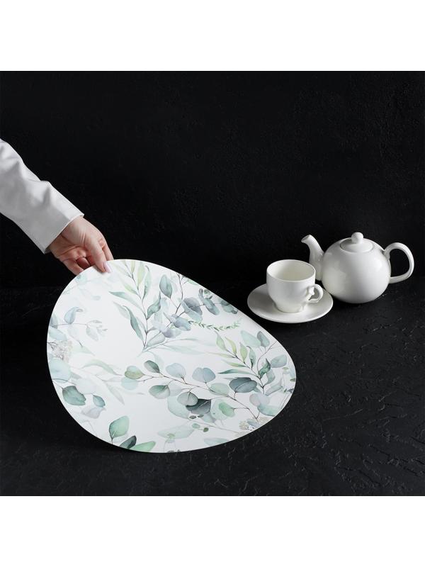 Салфетка сервировочная на стол «Акварель», d=36 см