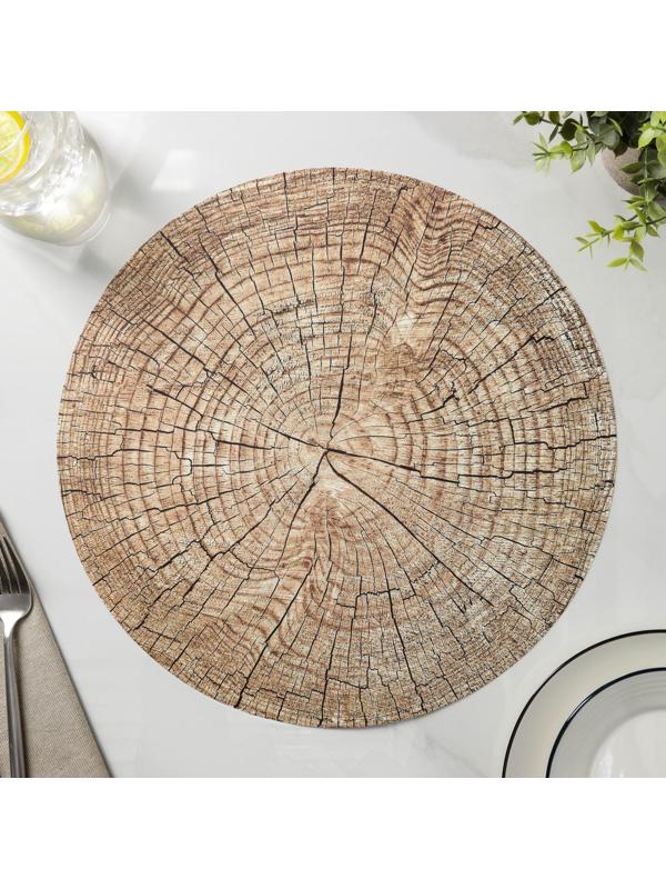 Салфетка сервировочная на стол «Палисандр», d=36 см