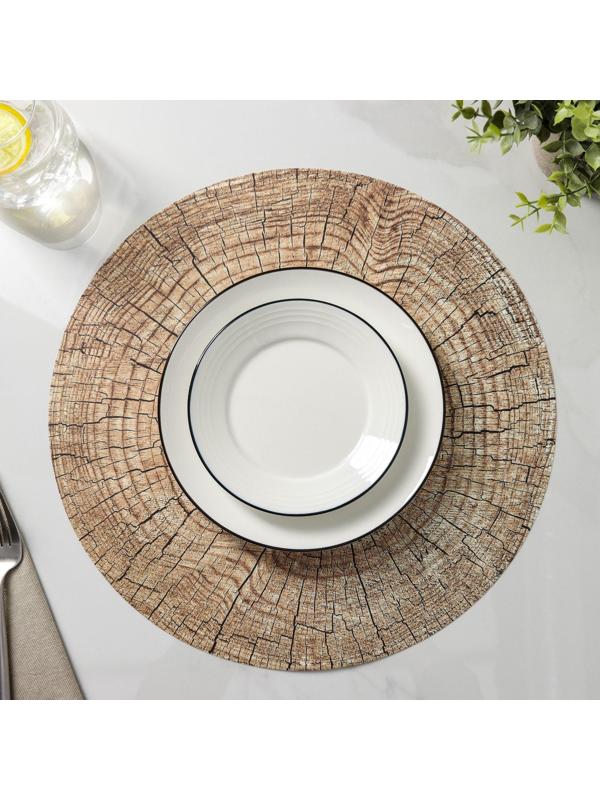 Салфетка сервировочная на стол «Палисандр», d=36 см