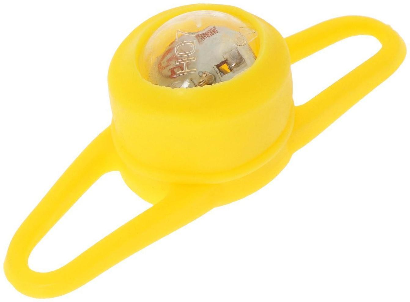 Утка с пропеллером, крепление на руль, желтый, микс