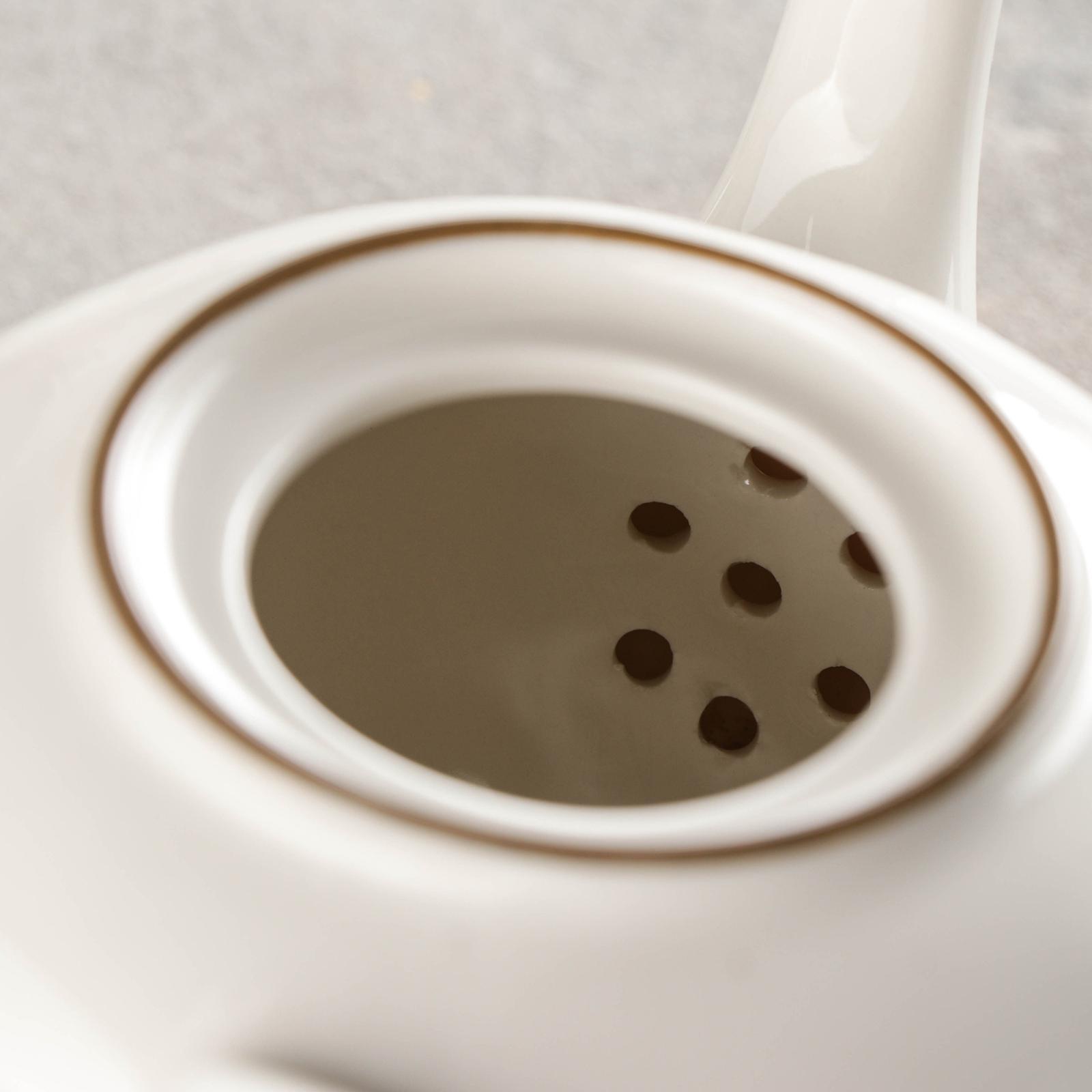 Чайник керамический заварочный Доляна «Космос», 600 мл, цвет оранжевый