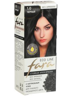 Краска для волос FARA Eco Line 1.0 чёрный, 125 г