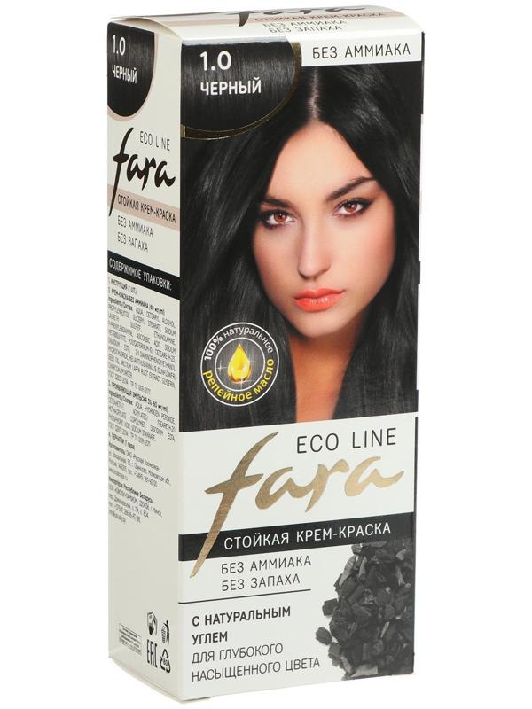 Краска для волос FARA Eco Line 1.0 чёрный, 125 г