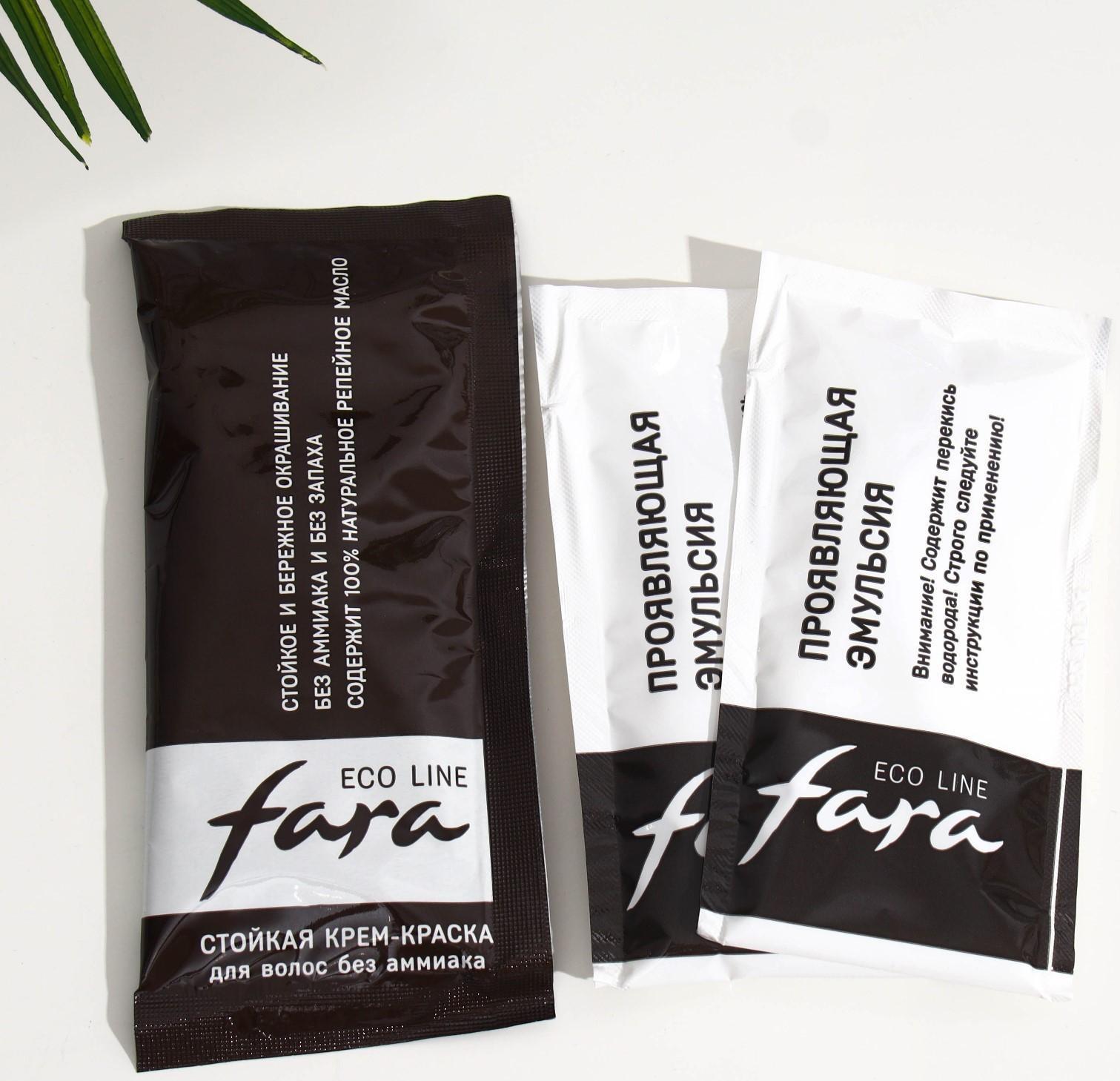 Краска для волос FARA Eco Line 5.5 красное дерево, 125 г