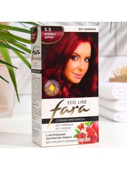 Краска для волос FARA Eco Line 5.5 красное дерево, 125 г