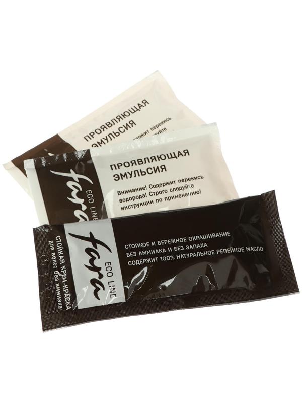 Краска для волос FARA Eco Line 8.7 молочный шоколад, 125 г