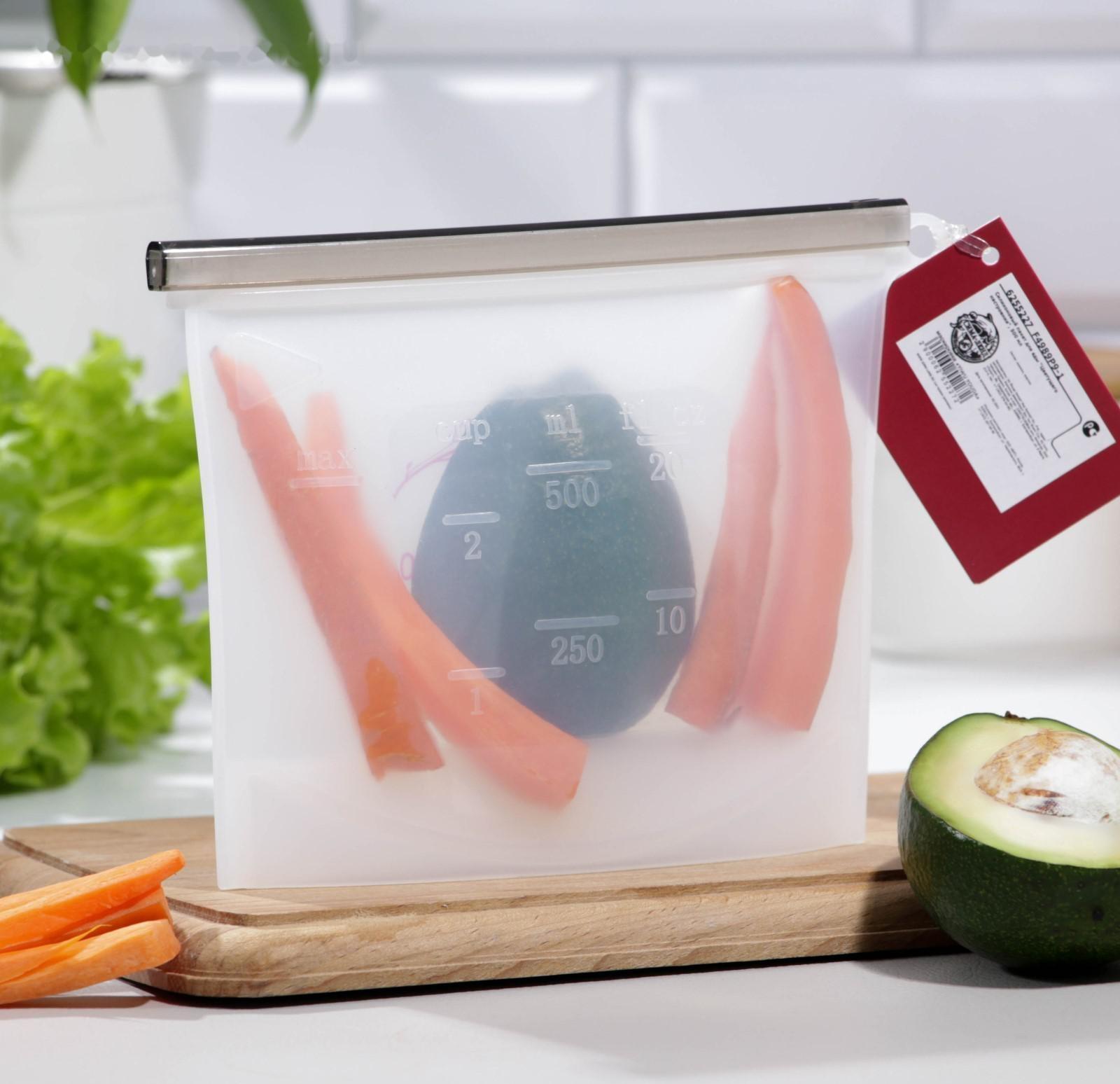 Силиконовый пакет-контейнер «Цветущего настроения», 500 мл