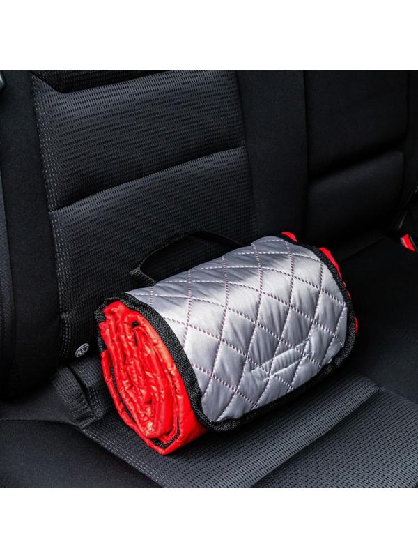 Коврик туристический автомобильный, 150×110 см, серый